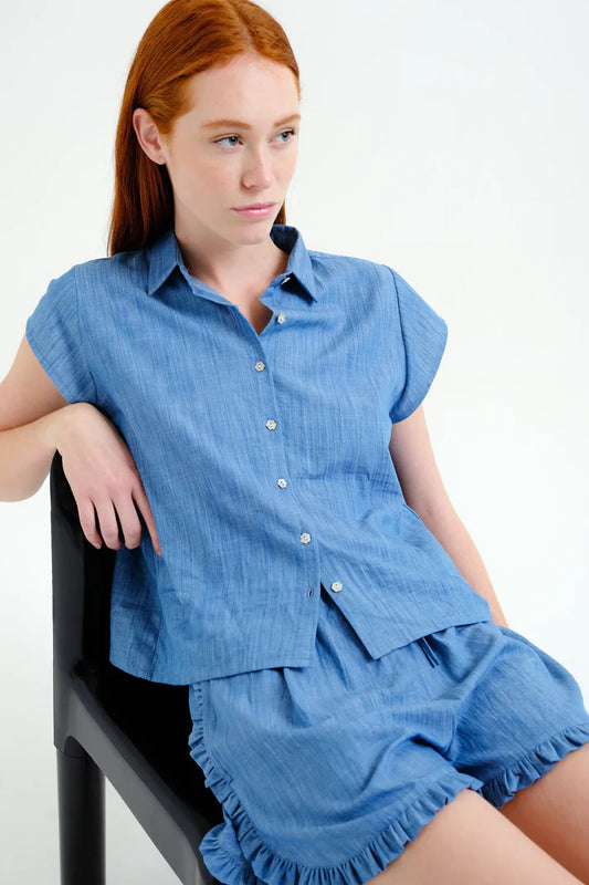 Short ELENA chambray