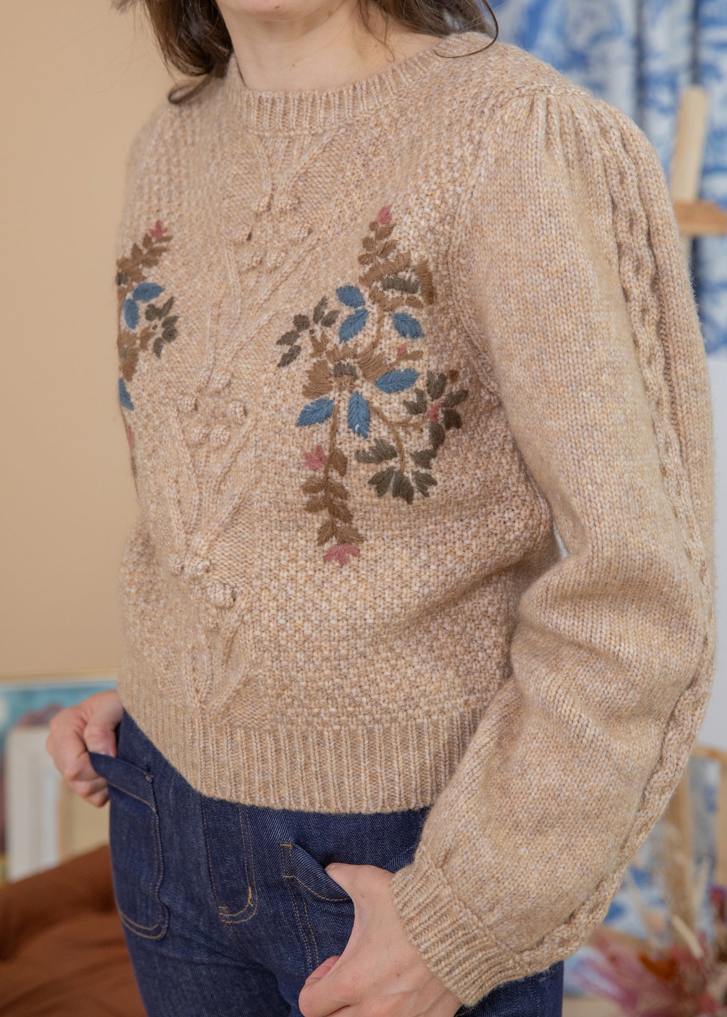 Pull MARBRERIE beige