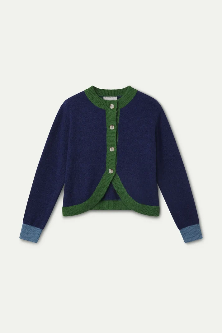 Gilet OSCAR bleu/vert