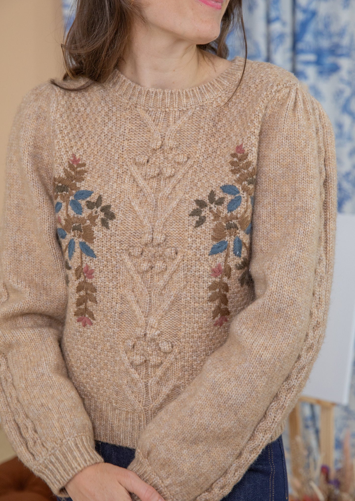 Pull MARBRERIE beige