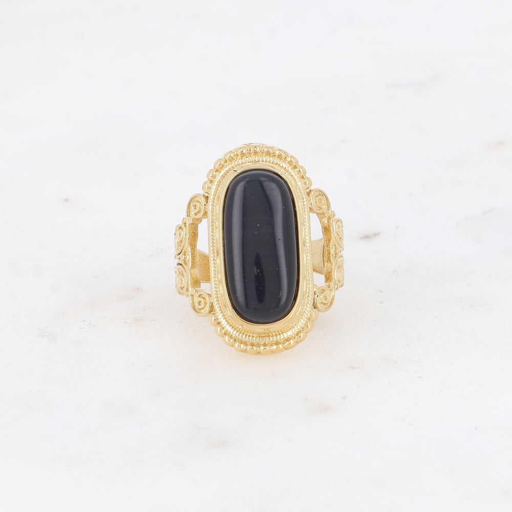 Bague VICTORIA noire