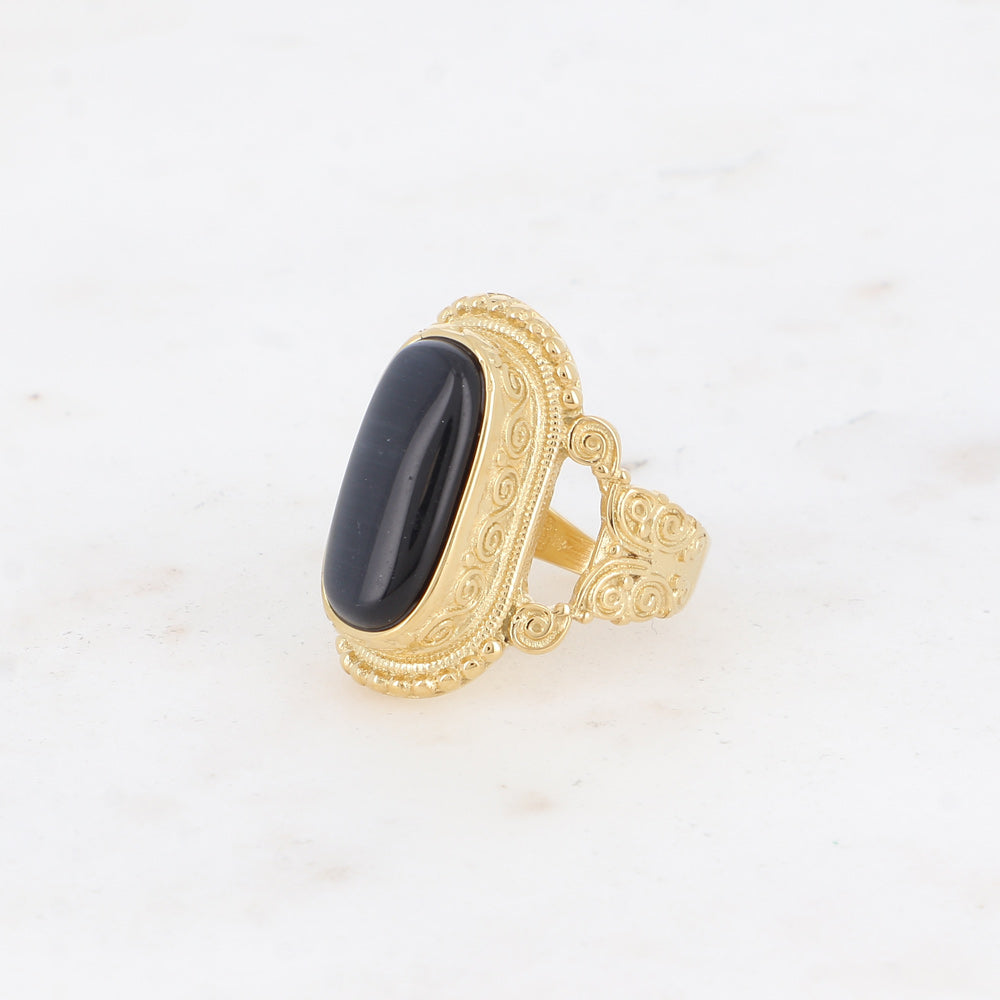 Bague VICTORIA noire