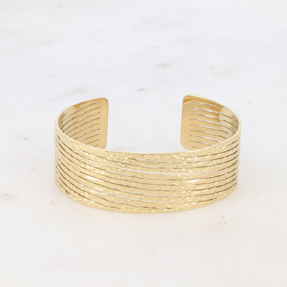 Manchette MARINE striée
