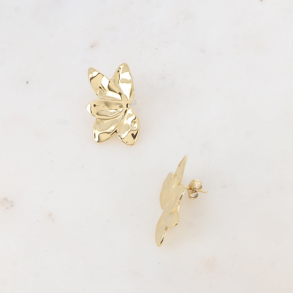 Boucles d'oreilles SIDONA feuillage