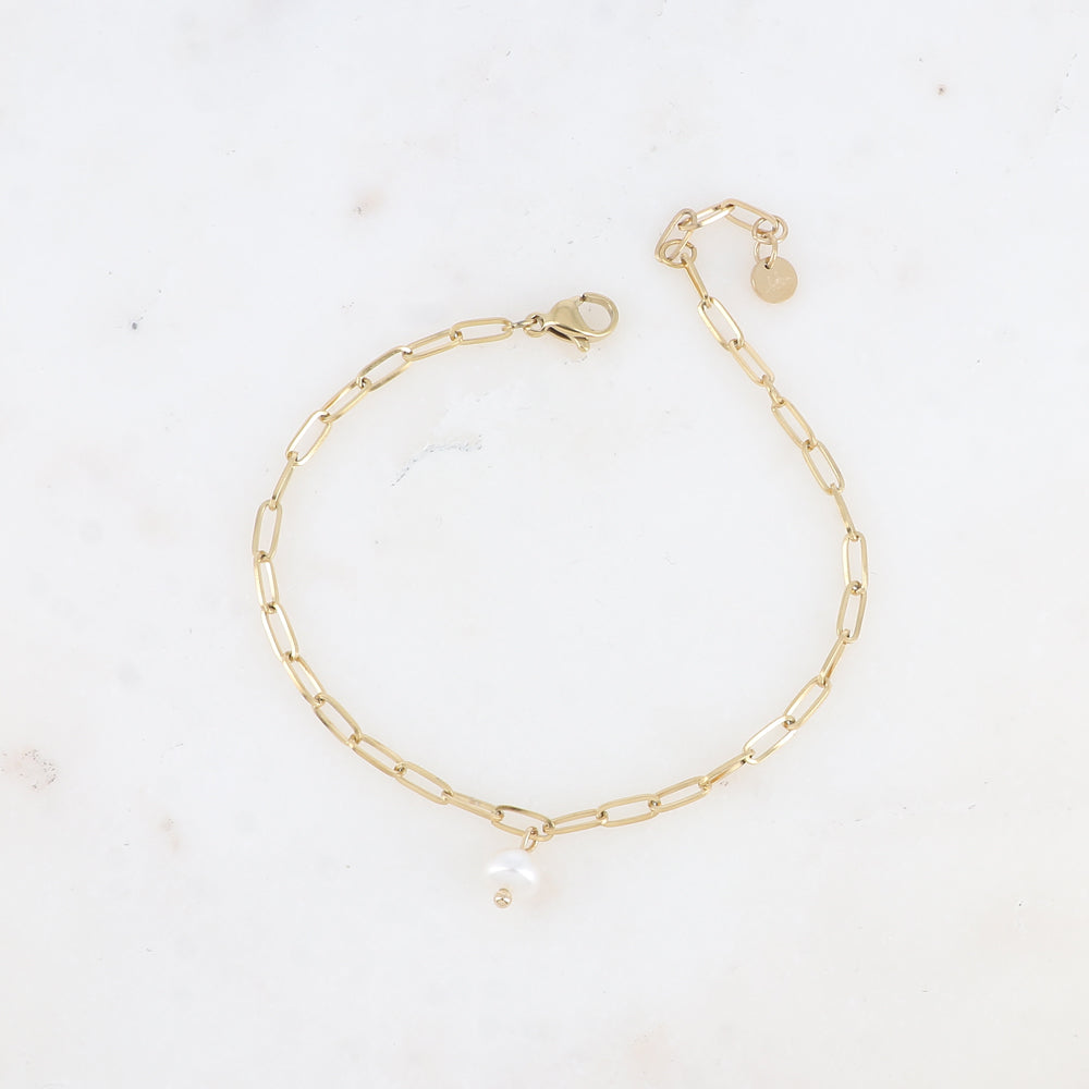 Bracelet LOUISA perle nacrée