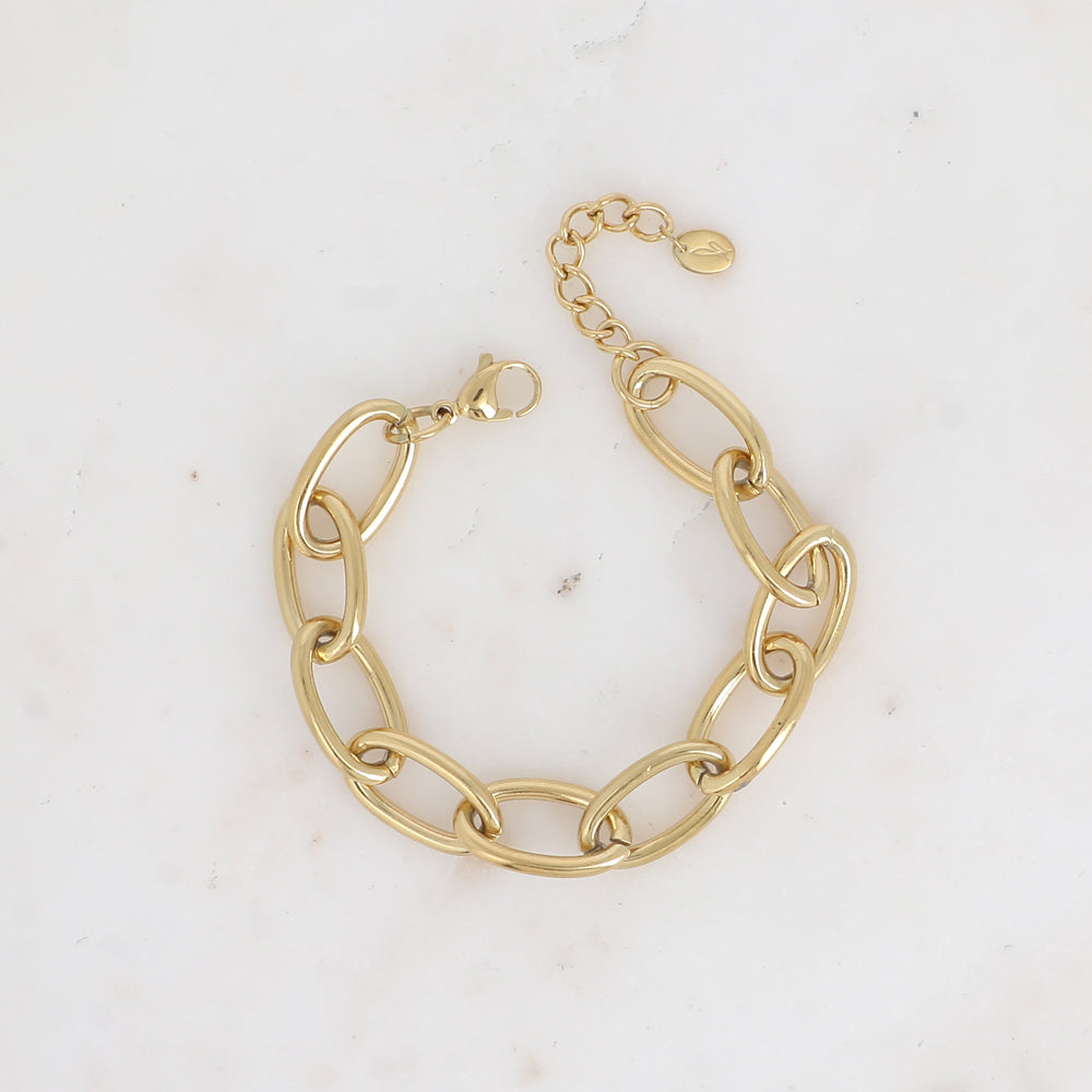 Bracelet DELIE maillon oval