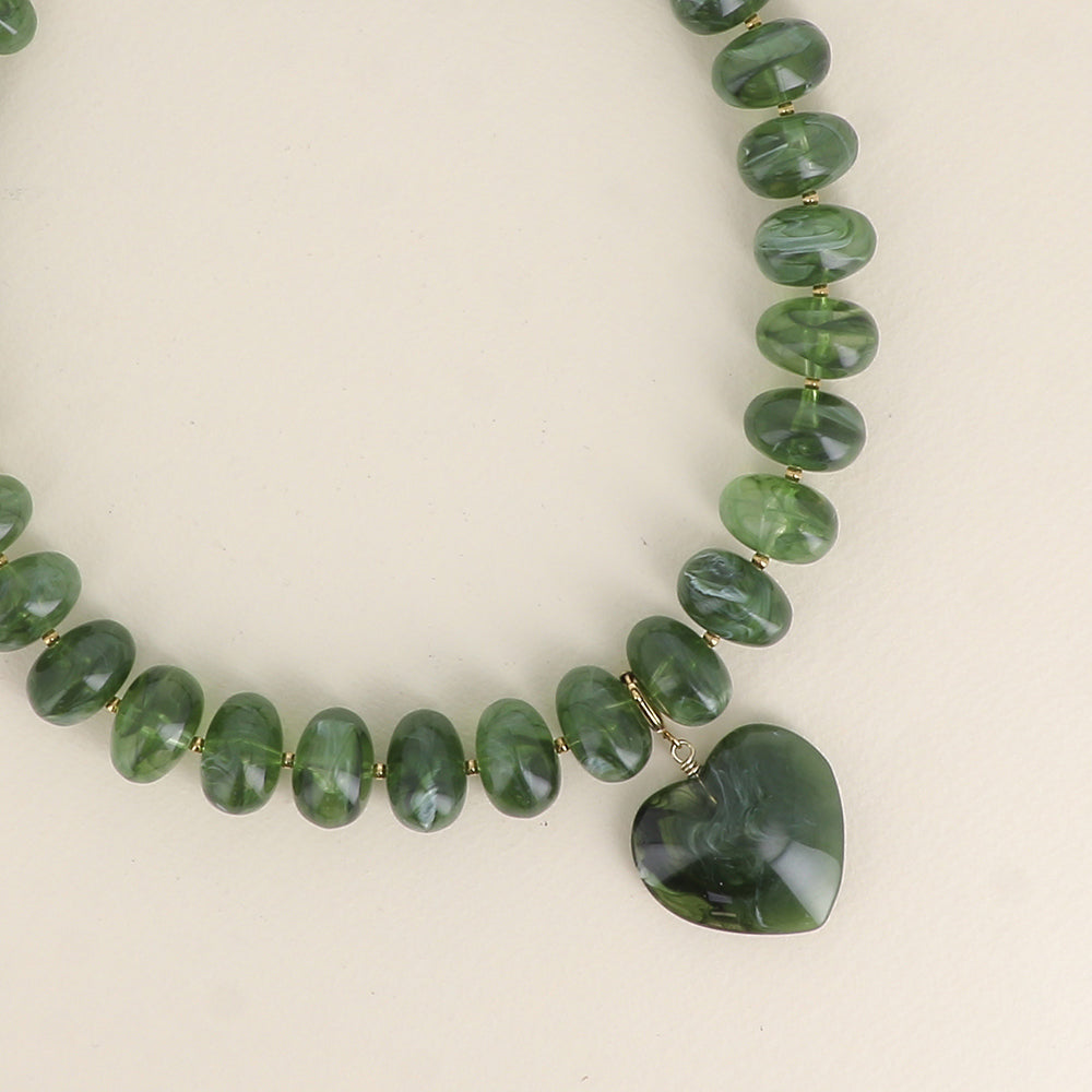 Collier GABRIELLE kaki
