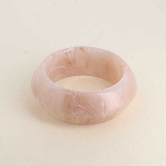 Jonc CHARLIE incurvée rose nude