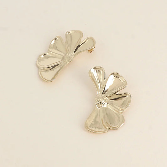 Boucles d'oreilles OSCAR demi marguerite
