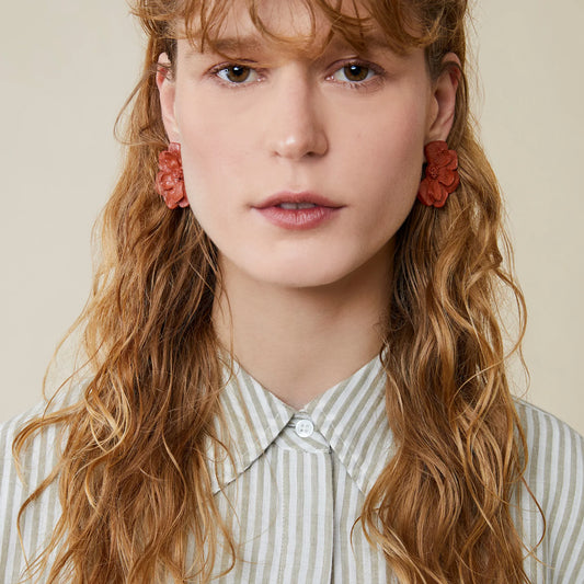 Boucles d'oreilles CLARENCE ginger