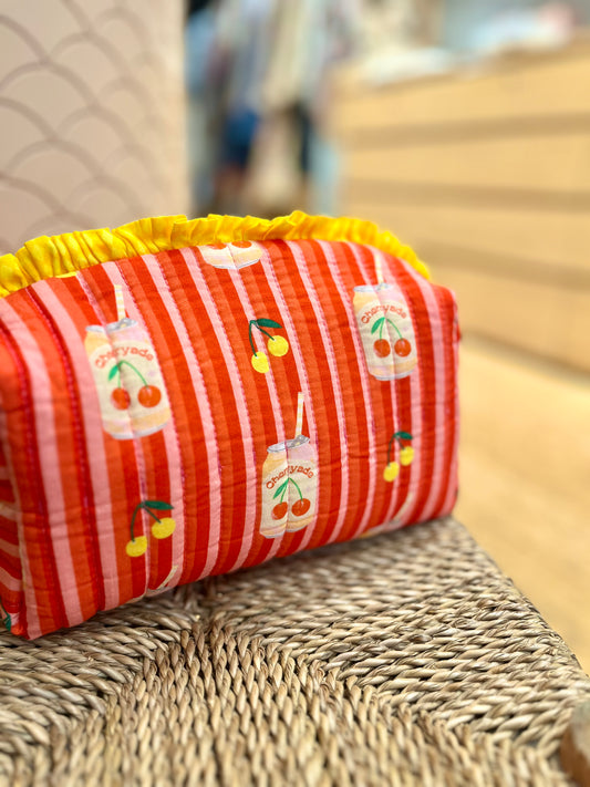 Grande trousse CERISE rouge