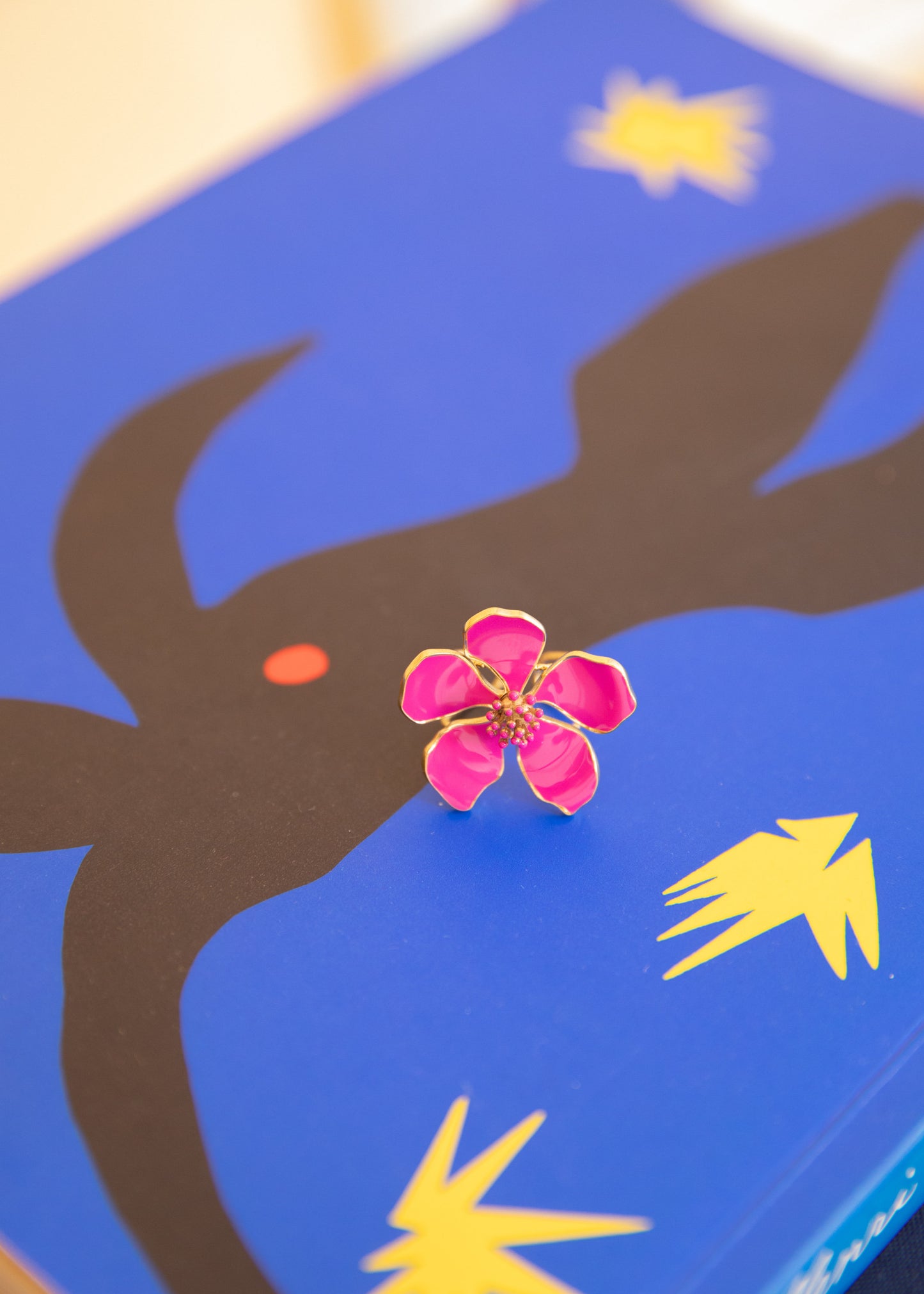 Bague MAGNOLIA rose