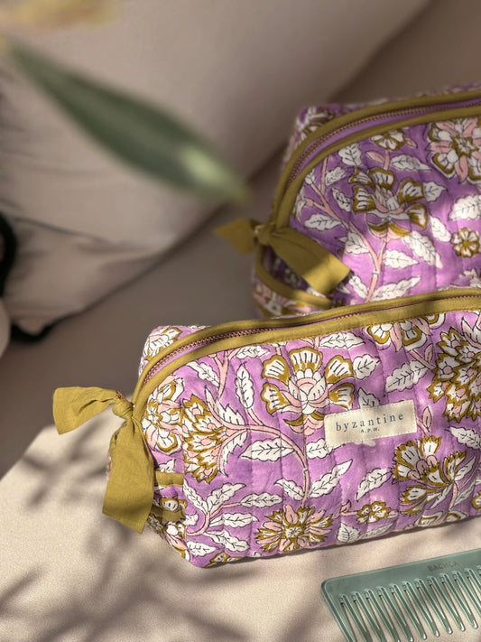 Petite trousse CARTHAGE lilas