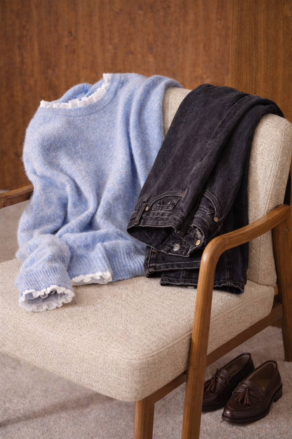 Pull MARINA bleu ciel