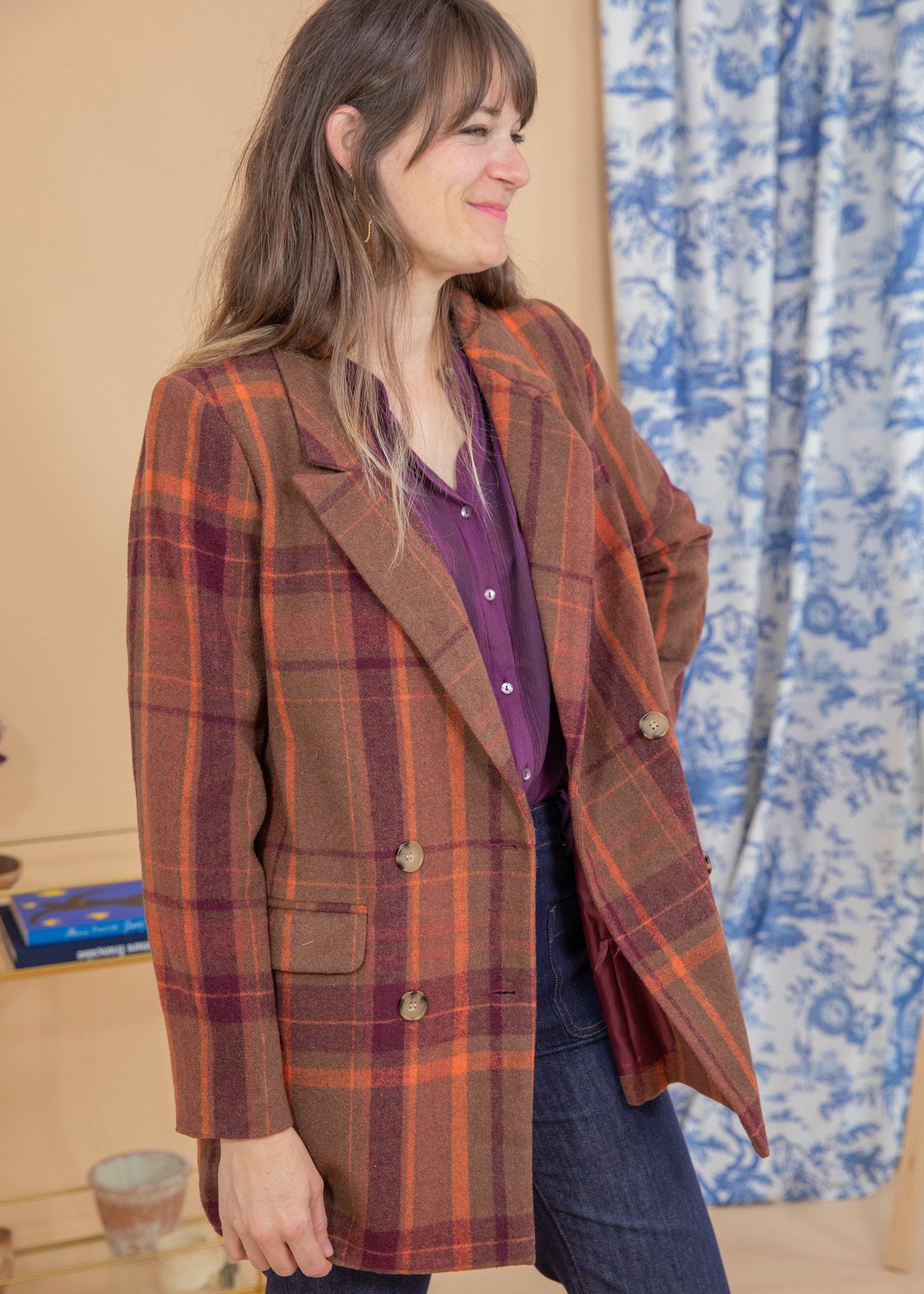Manteau KATE carreaux