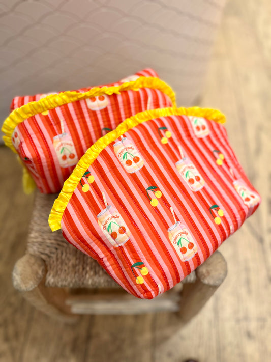 Trousse CERISE rouge
