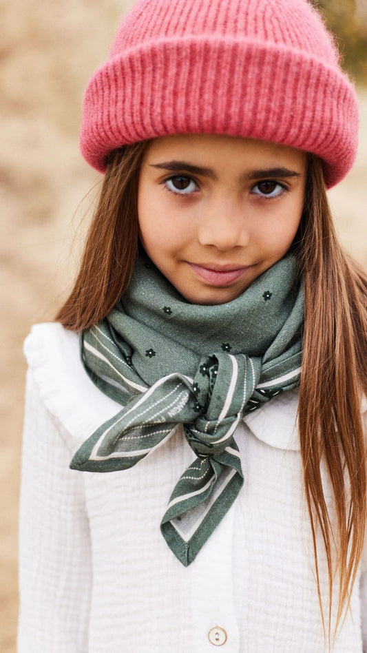 Foulard JADE bandana sauge