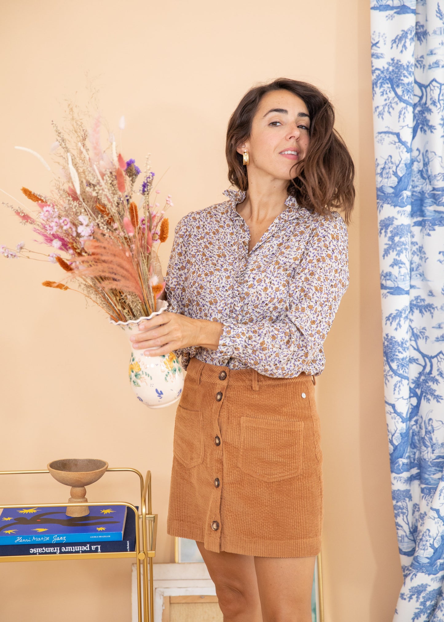 Blouse YELINA campanule