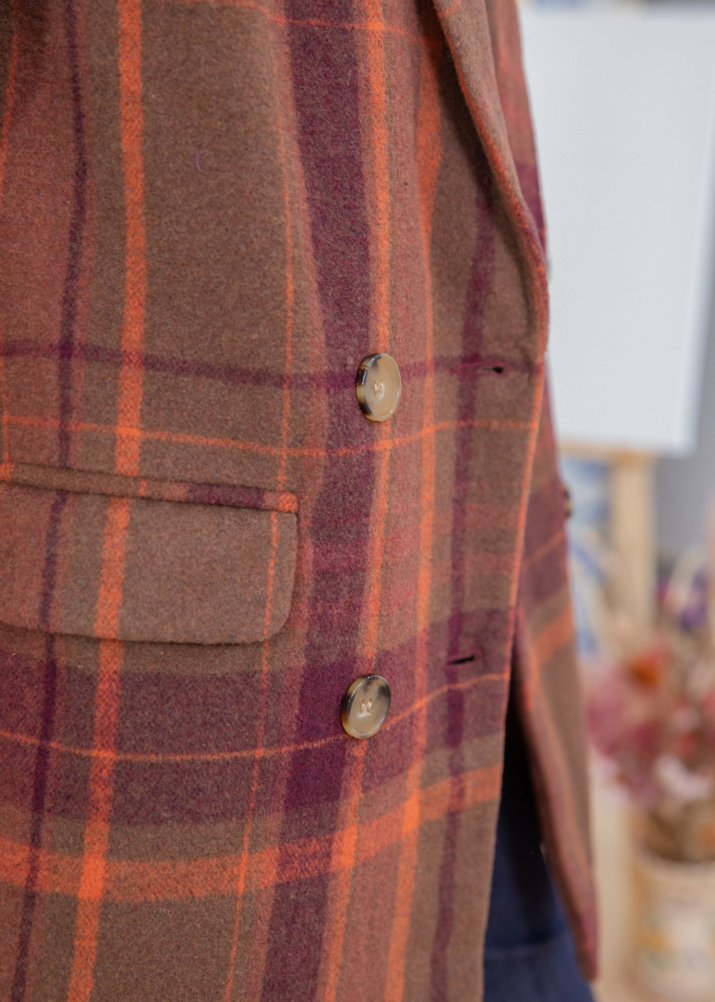 Manteau KATE carreaux