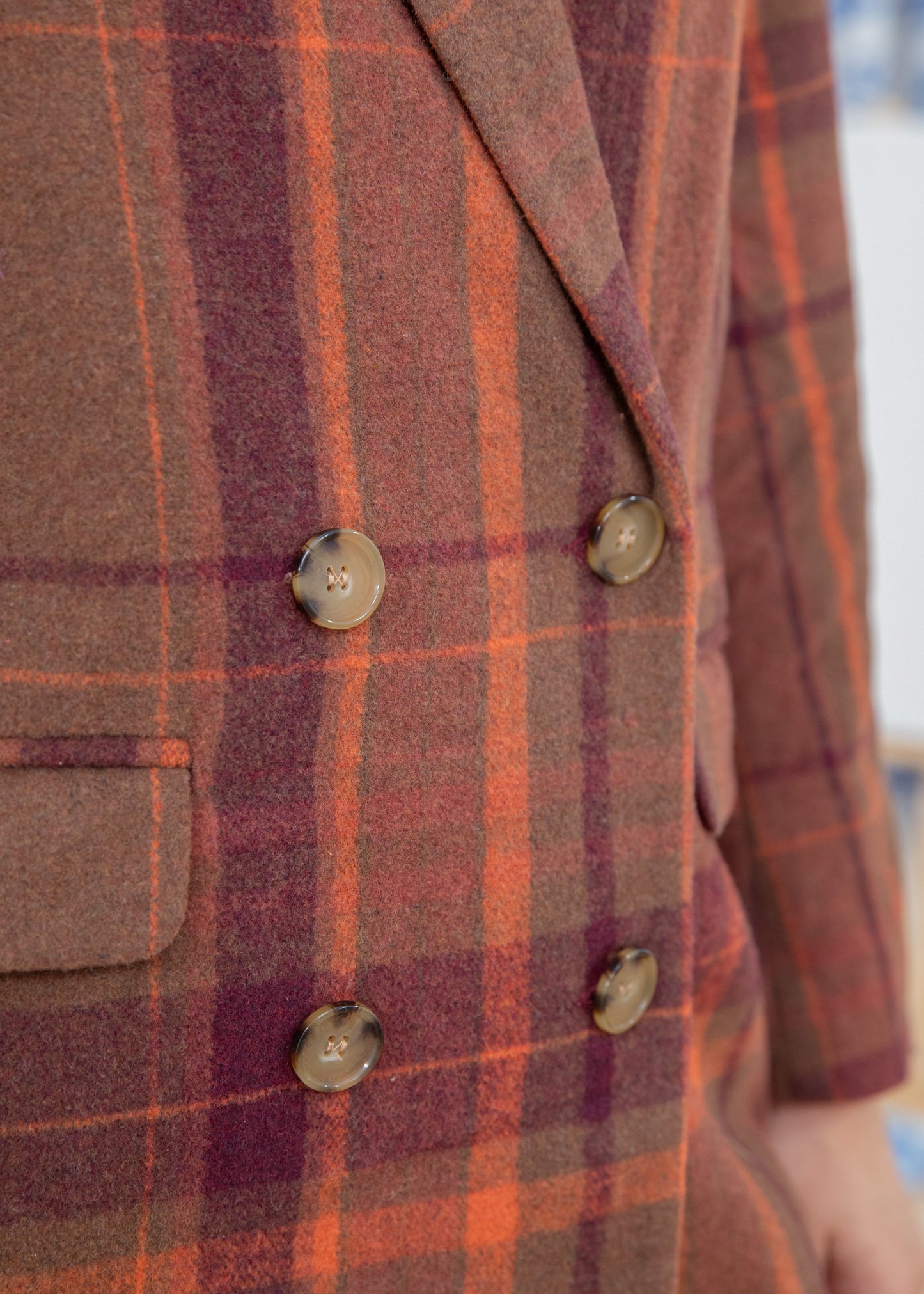 Manteau KATE carreaux