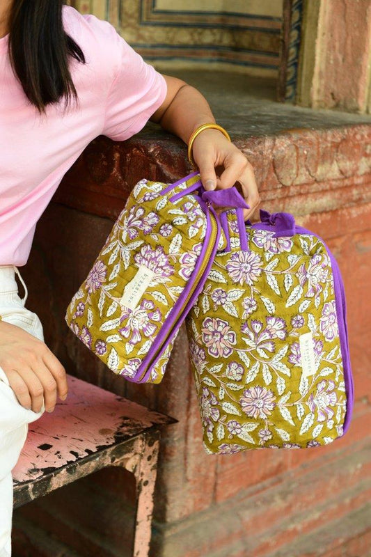 Grande trousse CARTHAGE kaki