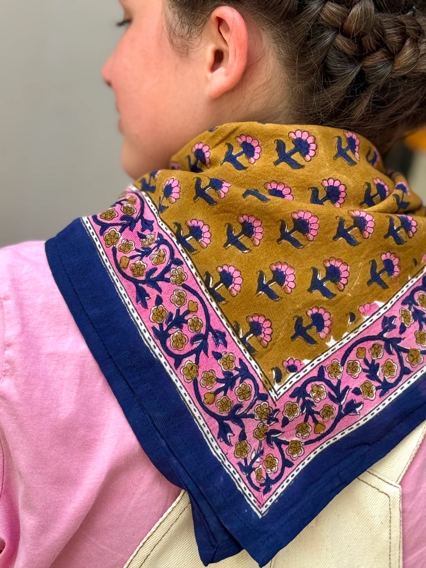 Foulard SÉLÉNÉ fauve