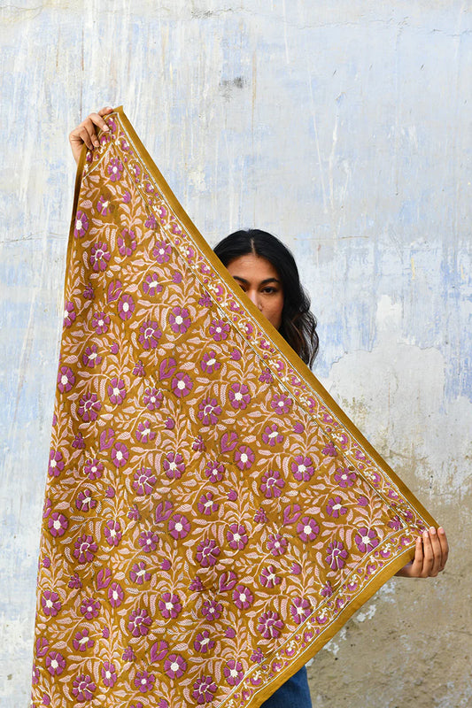 Foulard N°115 caramel