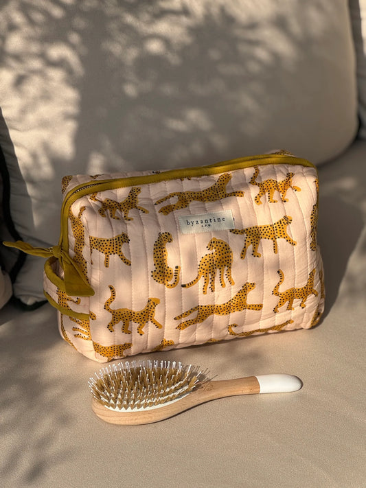 Grande trousse FAUVE rose