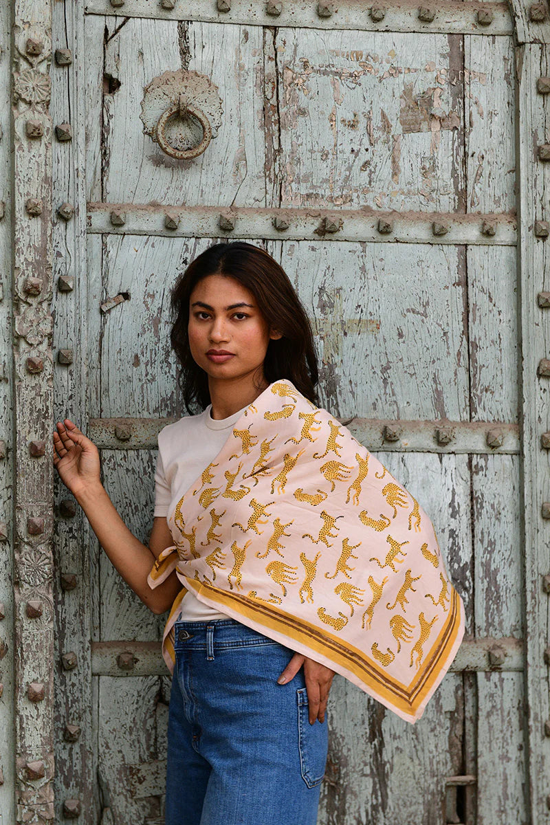 Foulard FAUVE rose