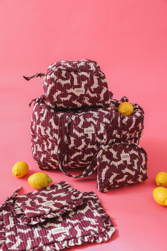Sac week end TECKEL prune