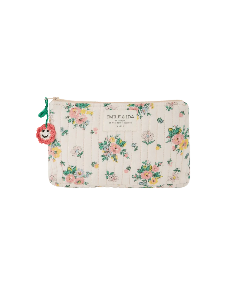 Trousse maquillage printemps rose