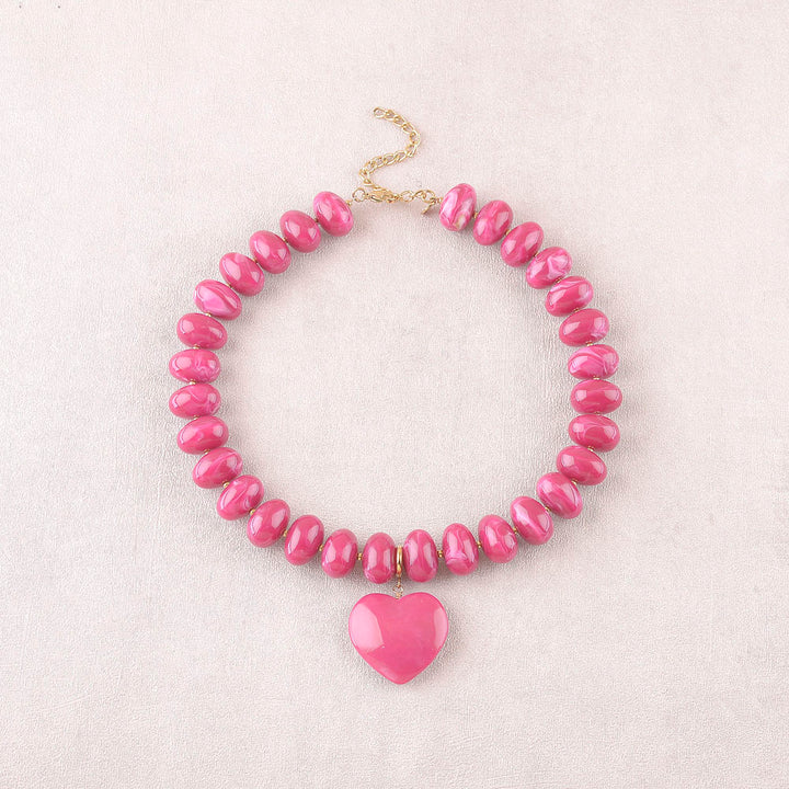 Collier GABRIELLE fuchsia