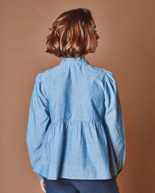 Chemise DANAIDE bleue