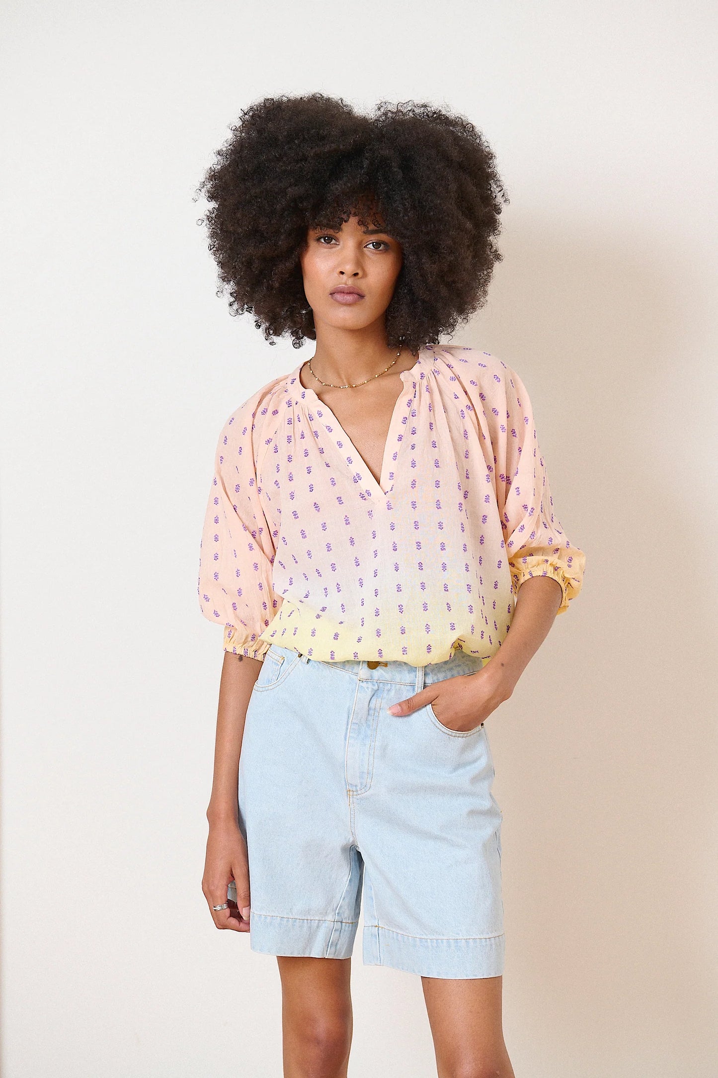 Blouse NEROLI jaune
