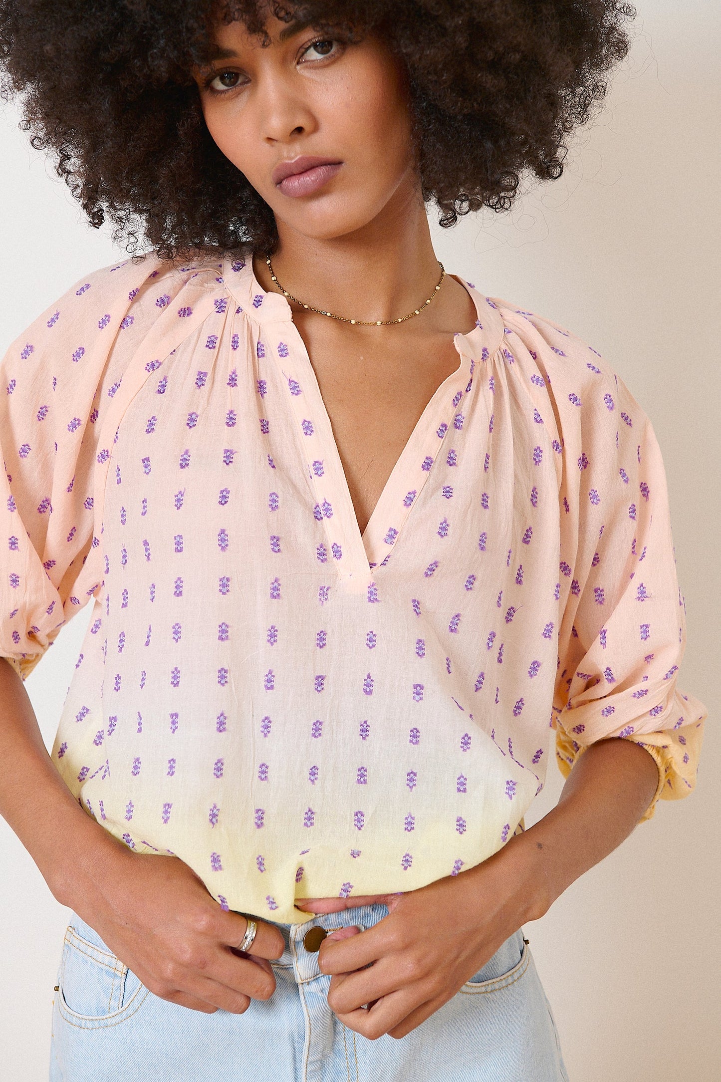 Blouse NEROLI jaune