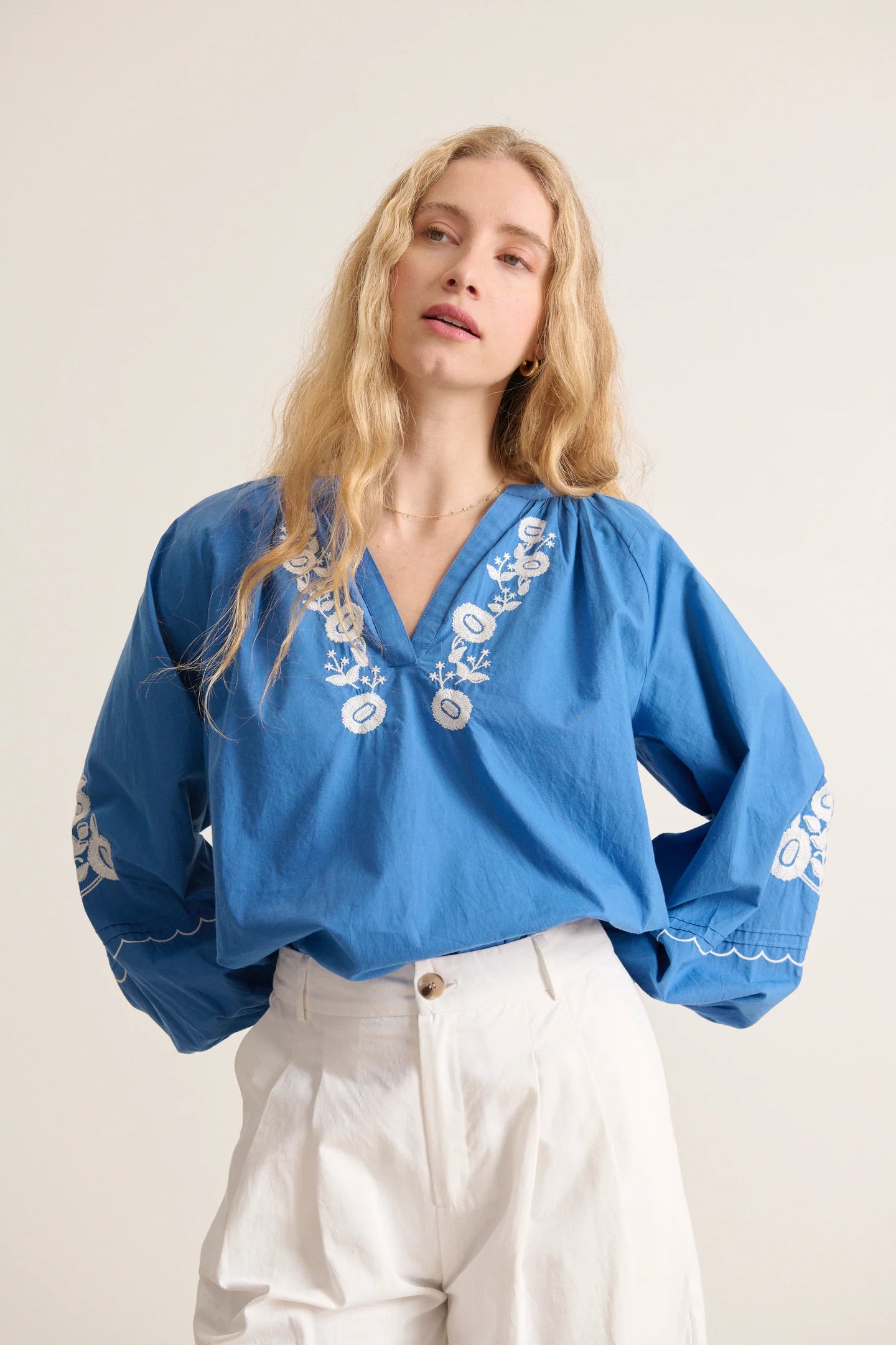 Blouse VERA bleue