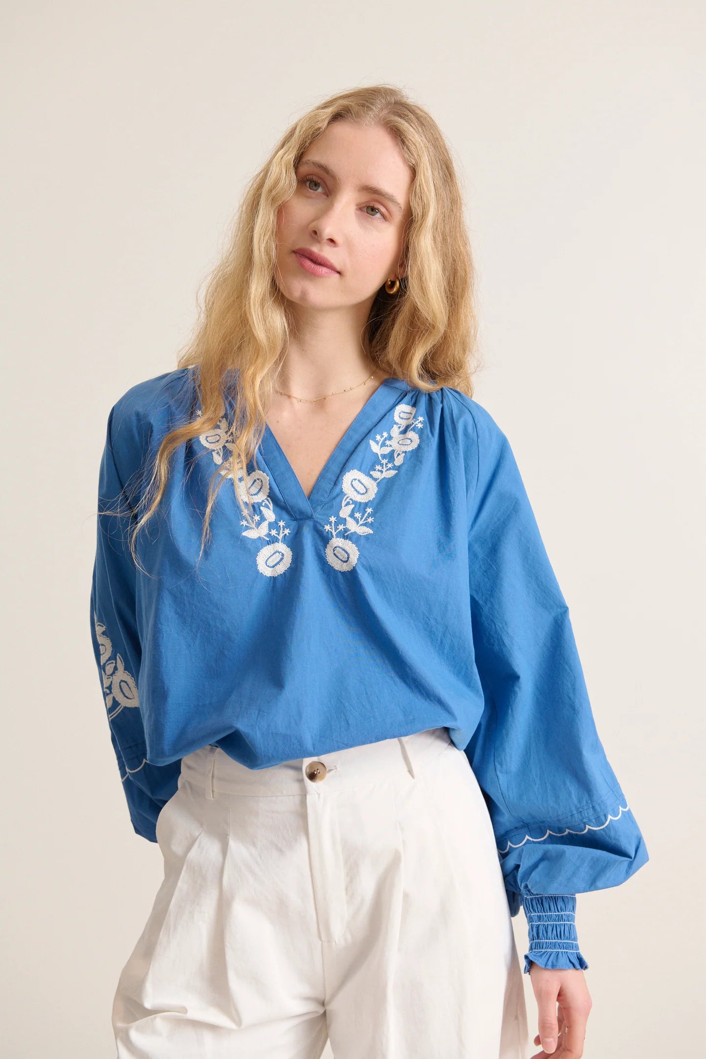 Blouse VERA bleue