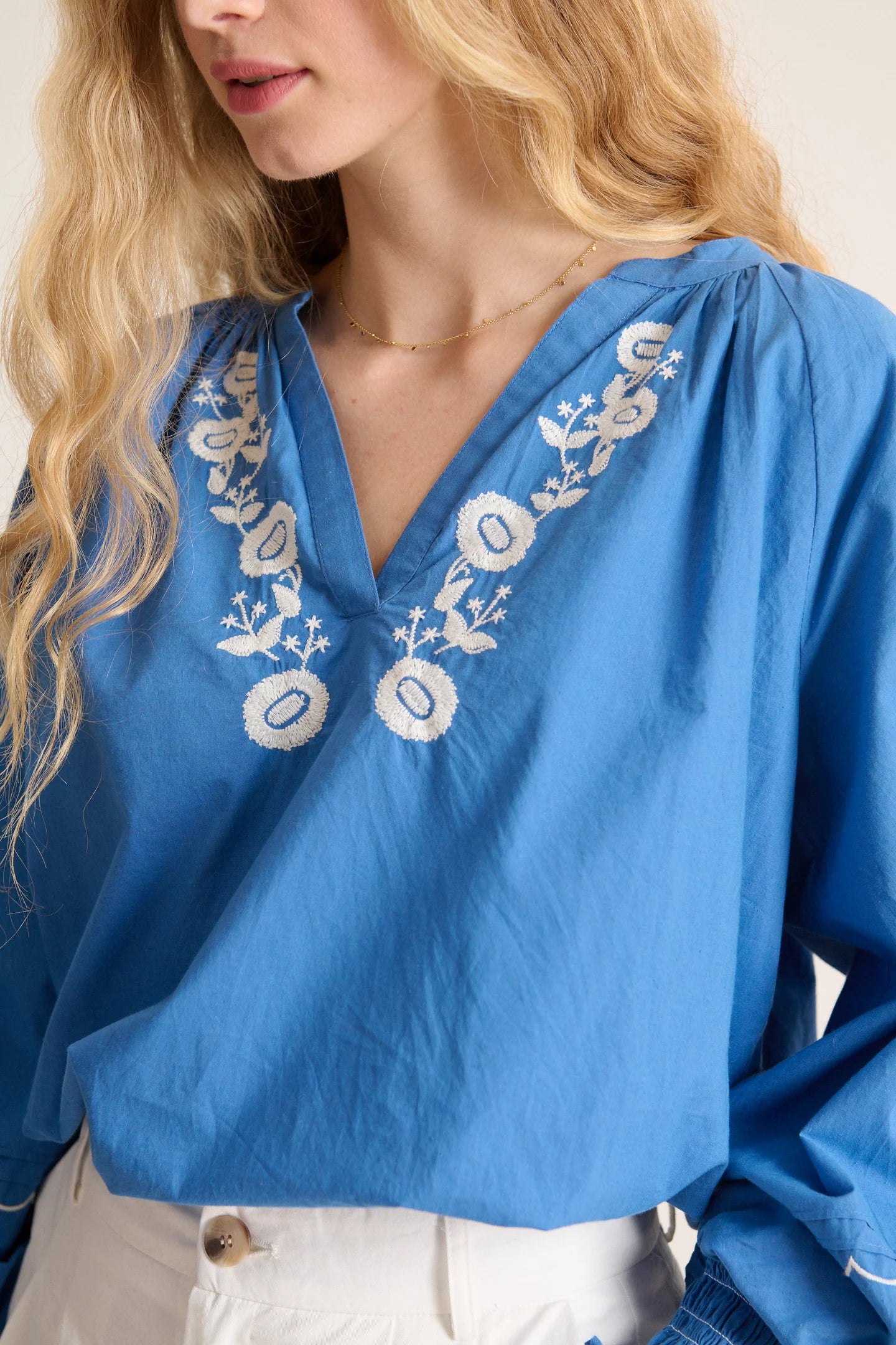 Blouse VERA bleue