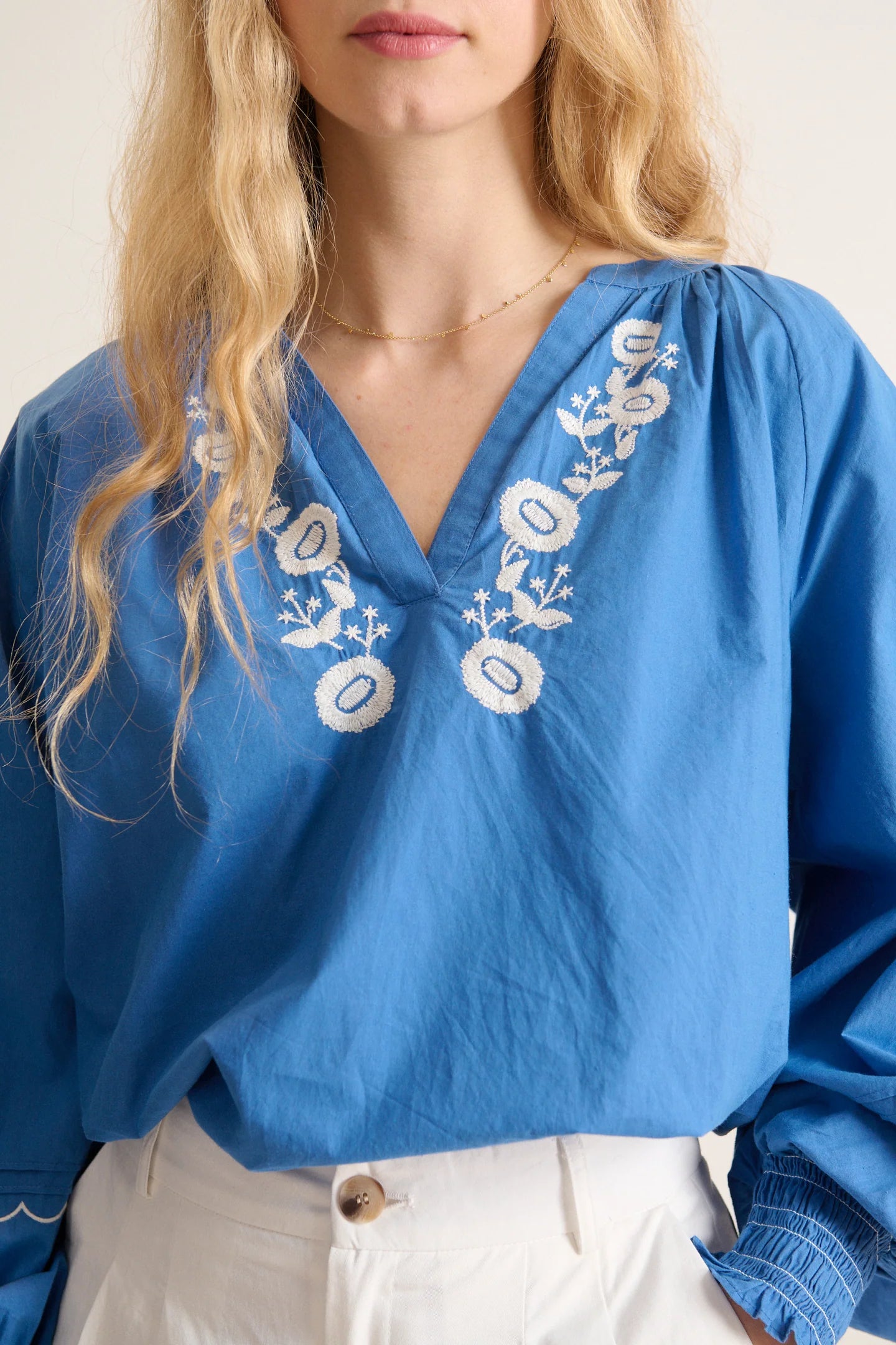 Blouse VERA bleue