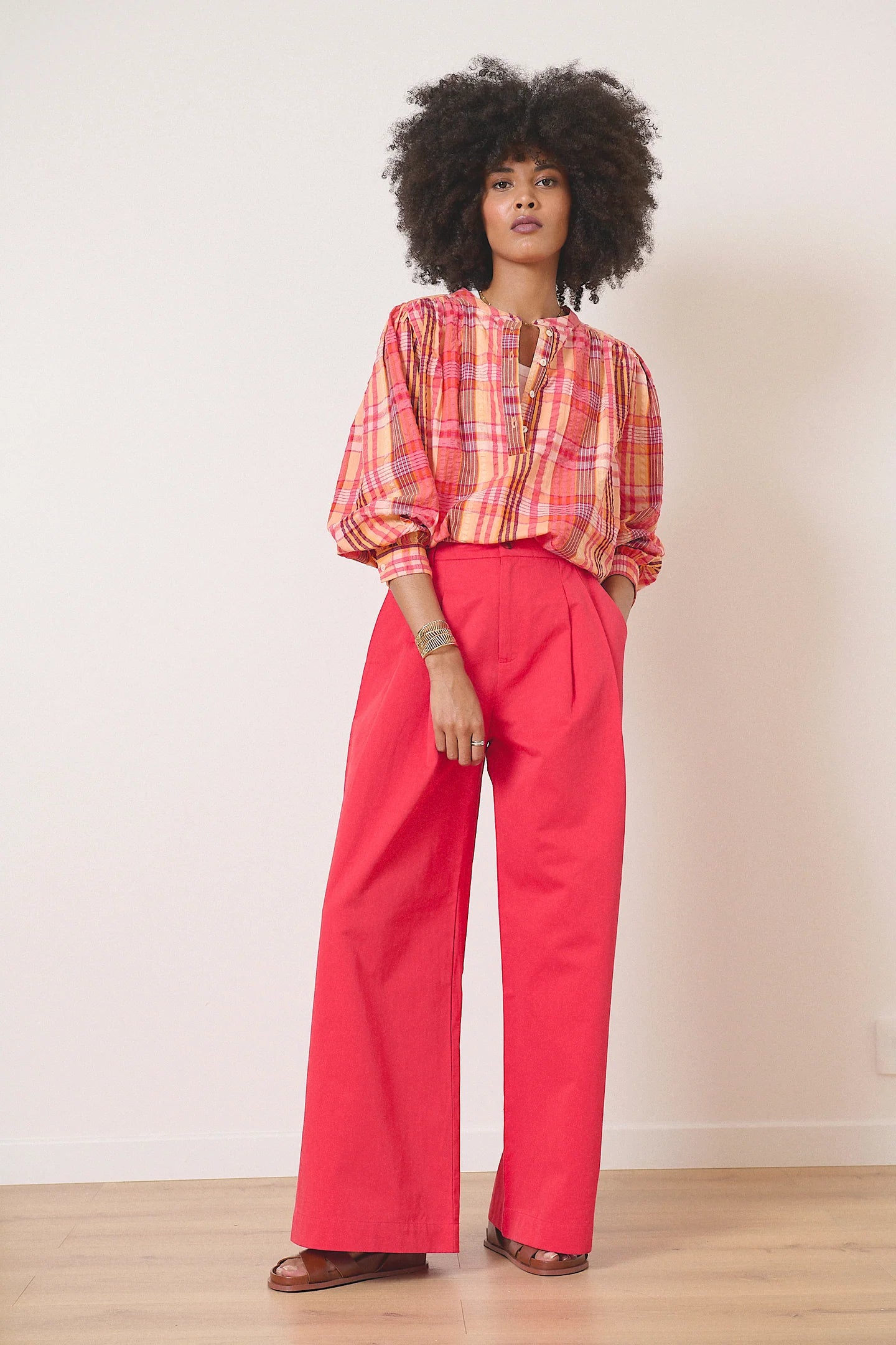 Chemisier VERMEIL orange