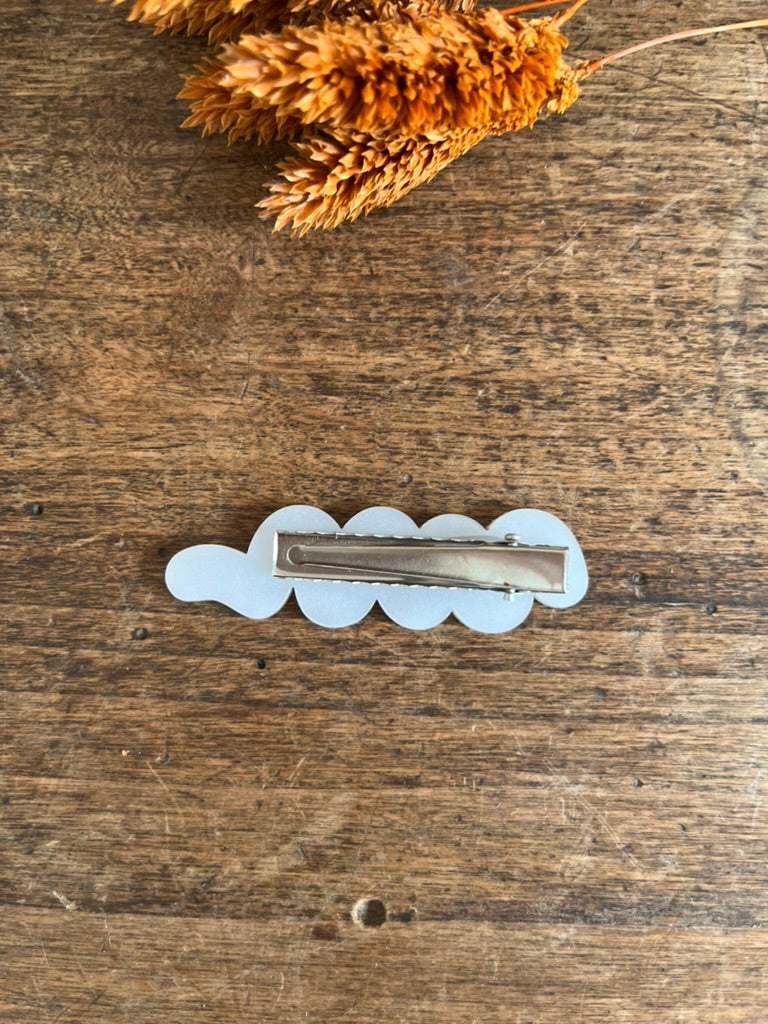 Barrette CLOUD pearl