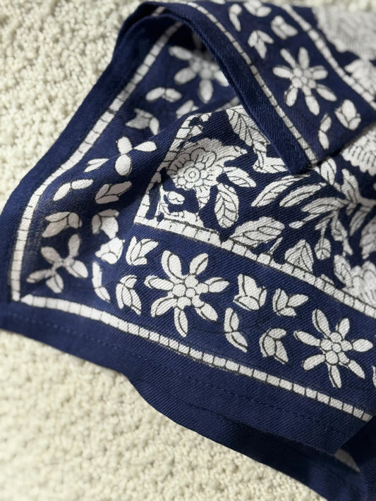 Petit foulard ANTIOCHE bleu