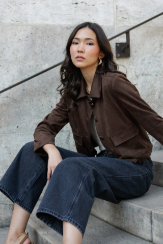 Jeans COLOMBE gris foncé