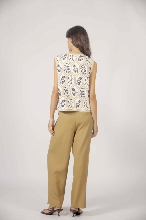 Gilet MARTIN brodé floral