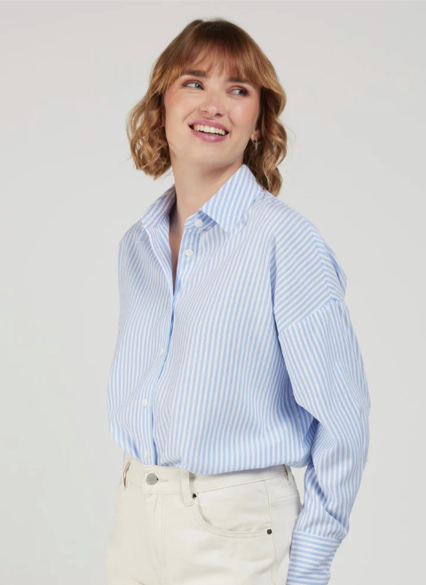 Chemise SAM rayée ciel