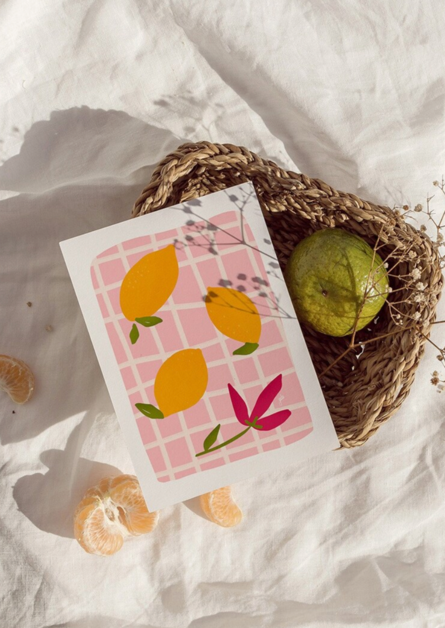 Carte postale CITRONS