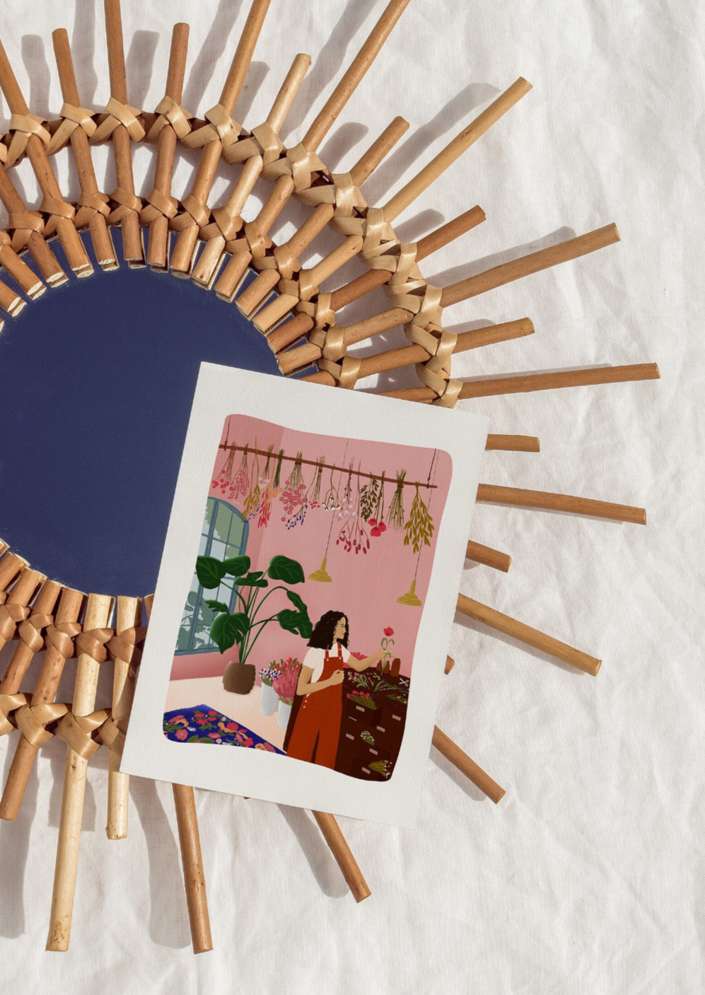 Carte postale FLEURISTE