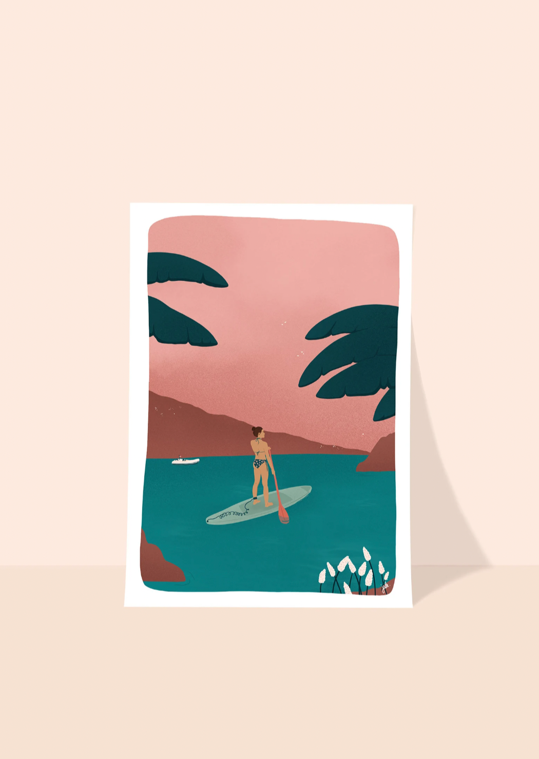Carte postale PADDLE