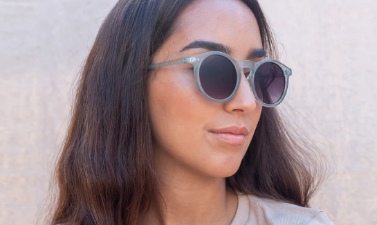 Lunettes de soleil CHARLY bleu clair