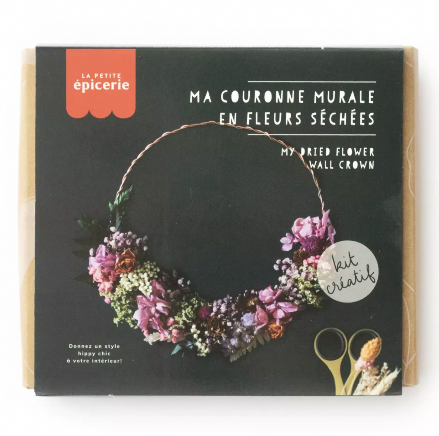 Kit MKMI - Ma couronne de fleurs séchées